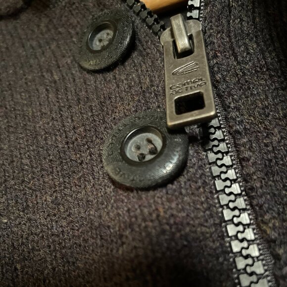 VINTAGE Men's Lambswool Knit Sweater Pullover. PRISTINE Camel Active / Dornbush - Picture 5 of 15